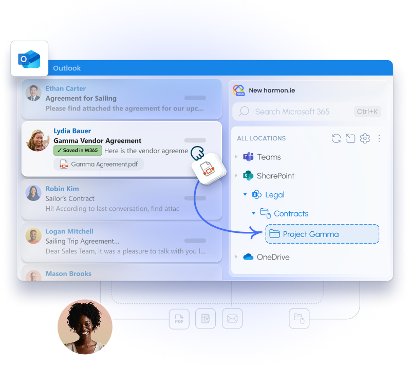 Save Outlook email to SharePoint