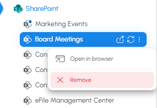 Remove a SharePoint site