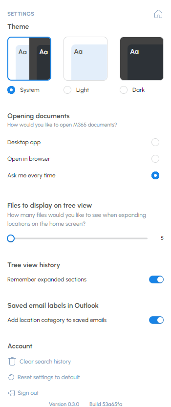 The new harmon.ie settings