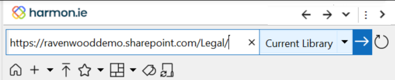 Navigate to a SharePoint link